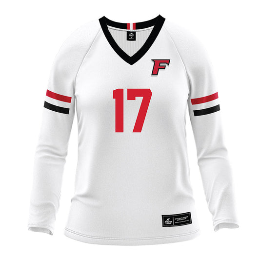 Fairfield - NCAA Women's Volleyball : Keyaira Limuel - White Volleyball Jersey-0