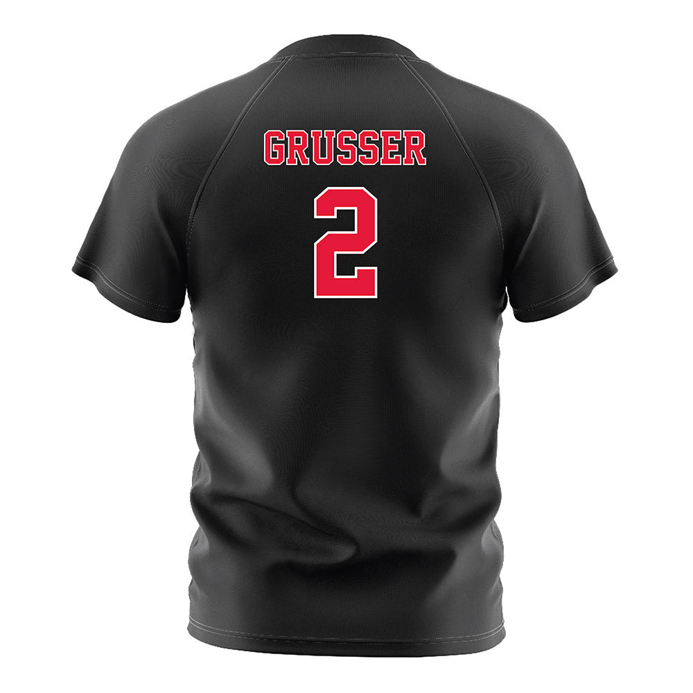 Fairfield - NCAA Women's Soccer : Mary Grusser - Black Soccer Jersey-1