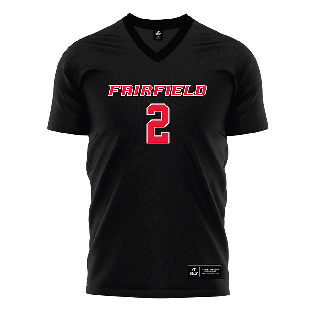 Fairfield - NCAA Women's Soccer : Emilie Cook - Black Soccer Jersey-0