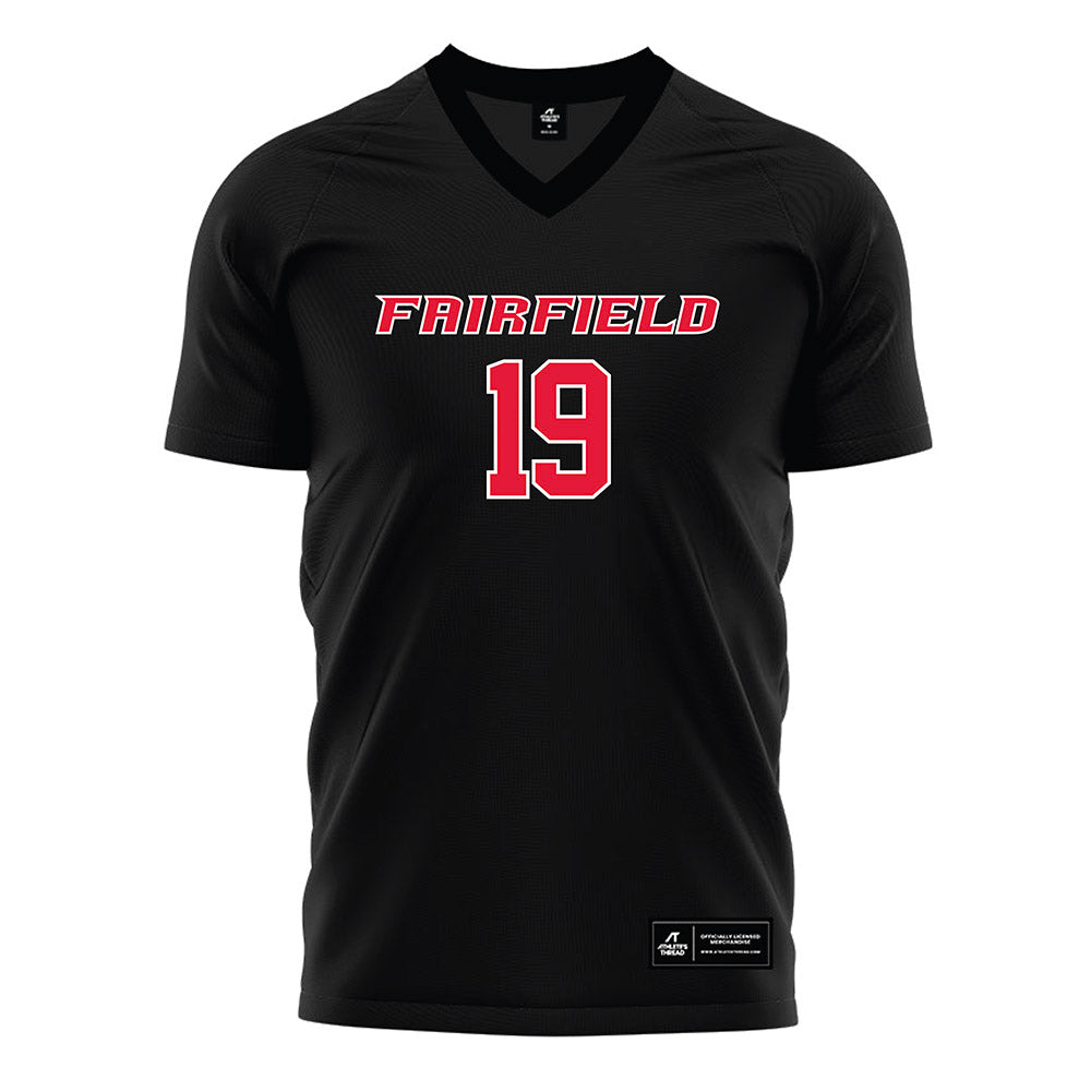Fairfield - NCAA Women's Soccer : Kelly OConnor - Black Soccer Jersey-0