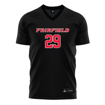 Fairfield - NCAA Women's Soccer : Riley Roycroft - Black Soccer Jersey-0