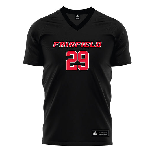 Fairfield - NCAA Women's Soccer : Riley Roycroft - Black Soccer Jersey-0