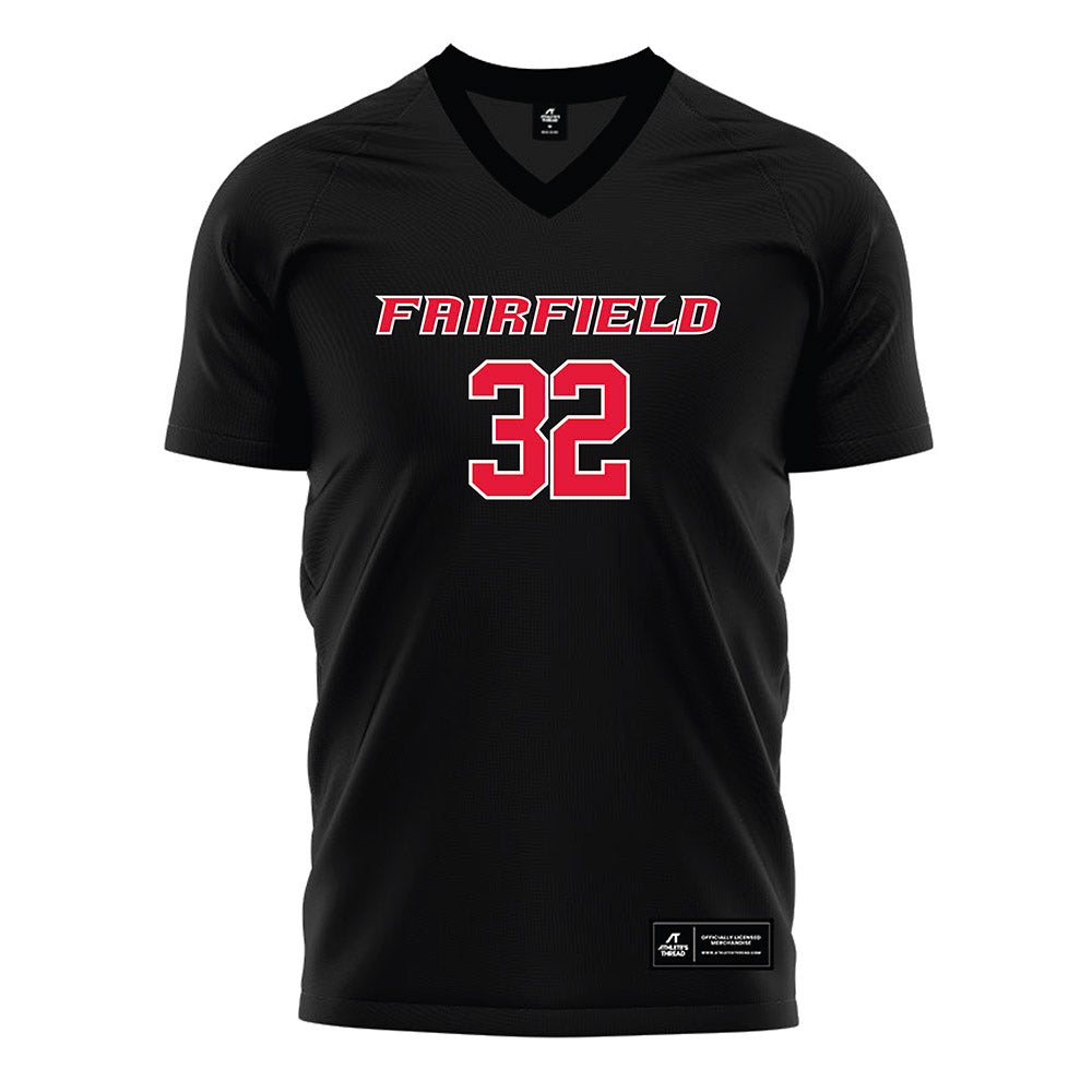 Fairfield - NCAA Women's Soccer : Kaitlyn McQueeney - Black Soccer Jersey-0