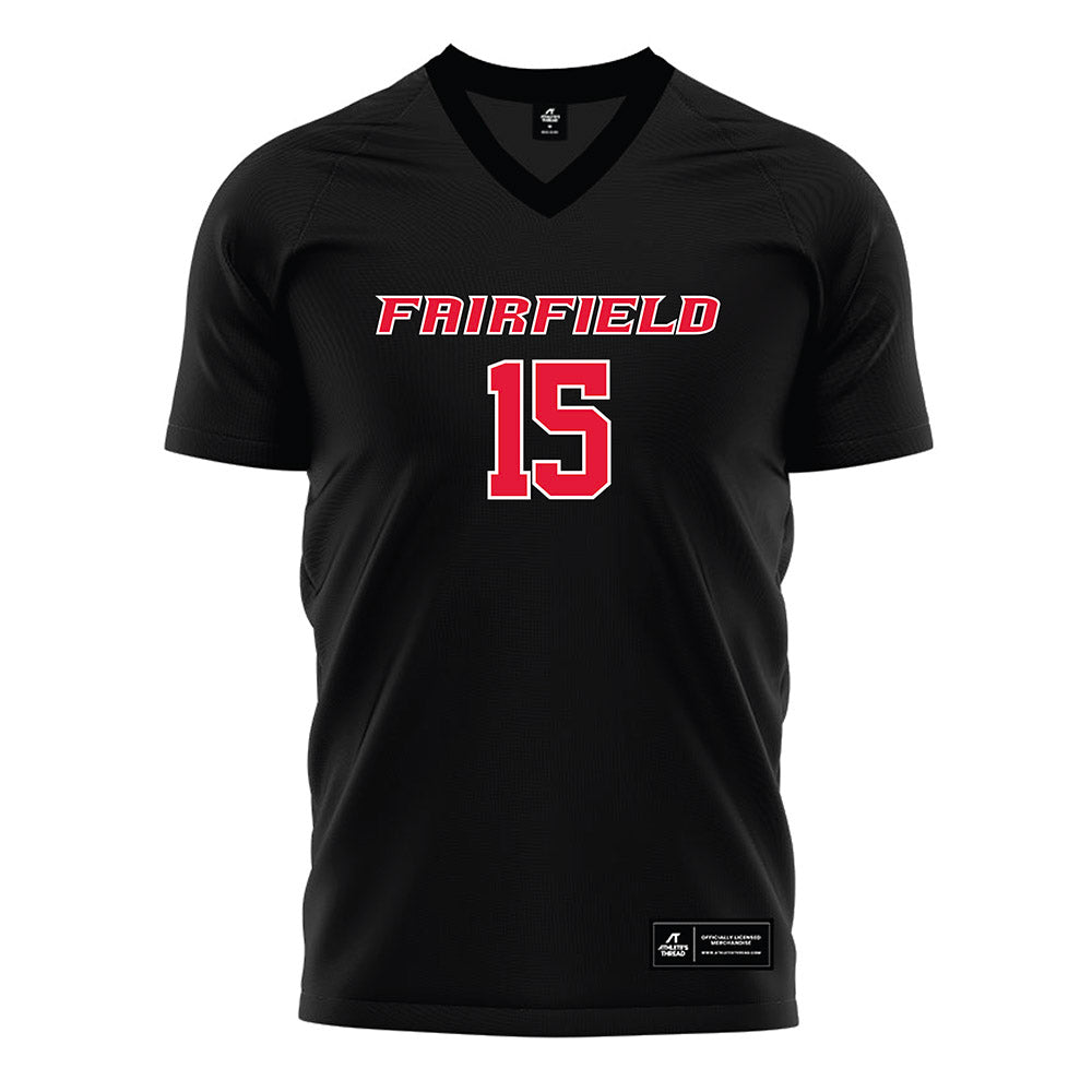 Fairfield - NCAA Women's Soccer : Jessica Lynskey - Black Soccer Jersey-0