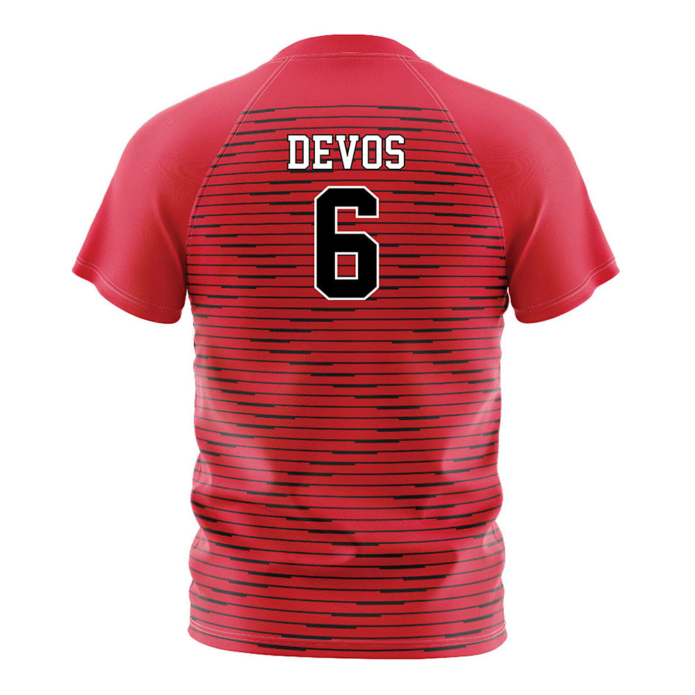Fairfield - NCAA Women's Soccer : Taylor deVos - Red Soccer Jersey-1