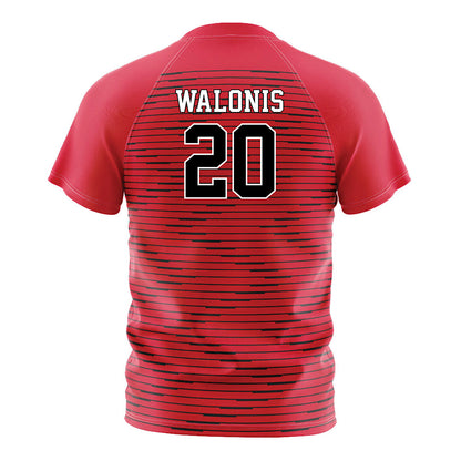 Fairfield - NCAA Women's Soccer : Brooke Walonis - Red Soccer Jersey-1