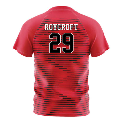 Fairfield - NCAA Women's Soccer : Riley Roycroft - Red Soccer Jersey-1