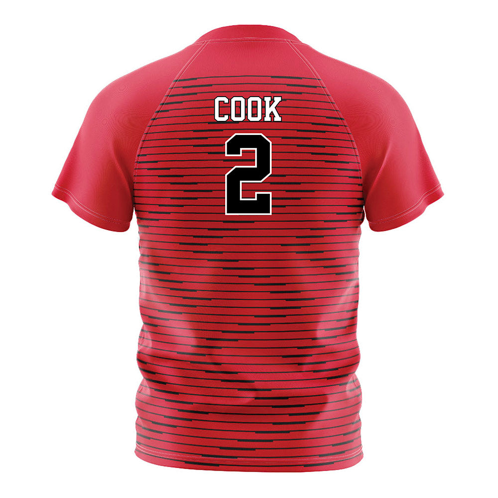 Fairfield - NCAA Women's Soccer : Emilie Cook - Red Soccer Jersey-1
