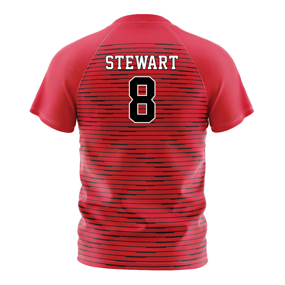 Fairfield - NCAA Women's Soccer : Amelie Stewart - Red Soccer Jersey-1