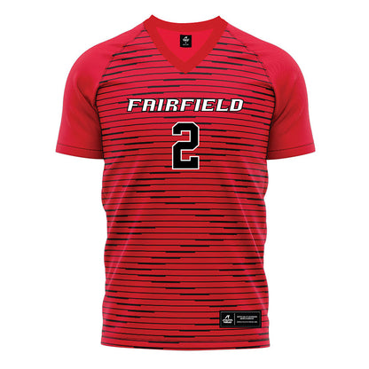 Fairfield - NCAA Women's Soccer : Emilie Cook - Red Soccer Jersey-0