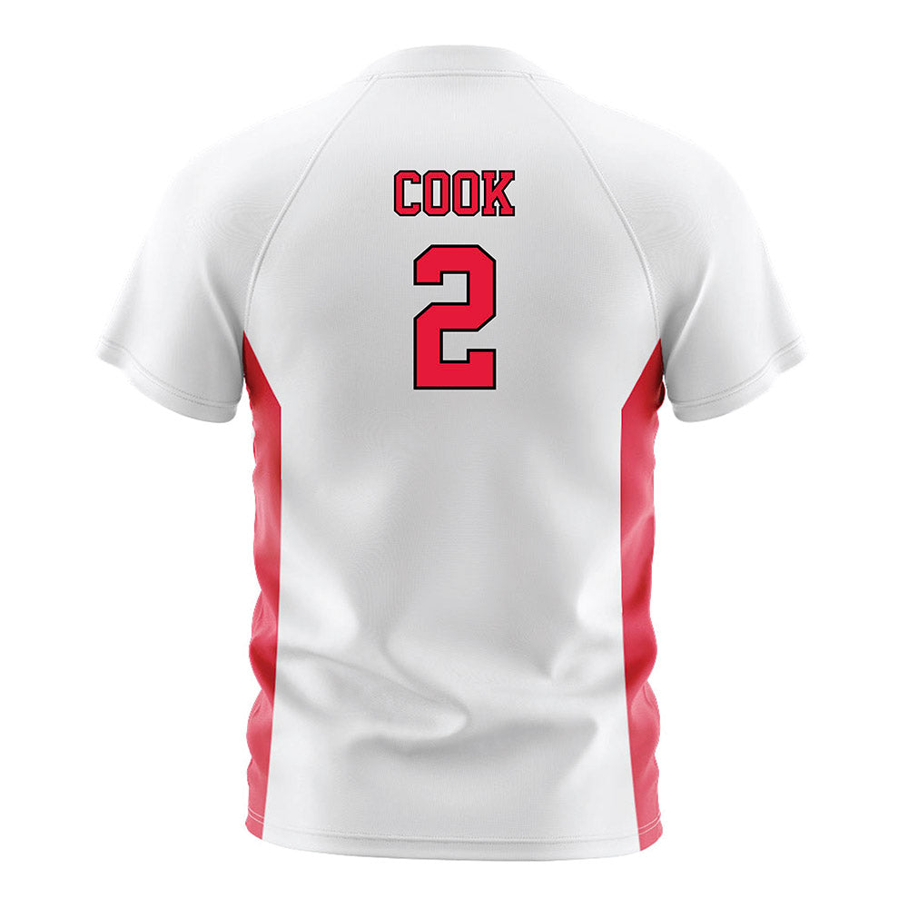 Fairfield - NCAA Women's Soccer : Emilie Cook - White Soccer Jersey-1