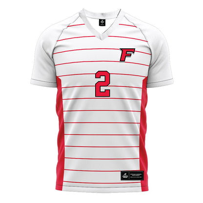 Fairfield - NCAA Women's Soccer : Emilie Cook - White Soccer Jersey-0