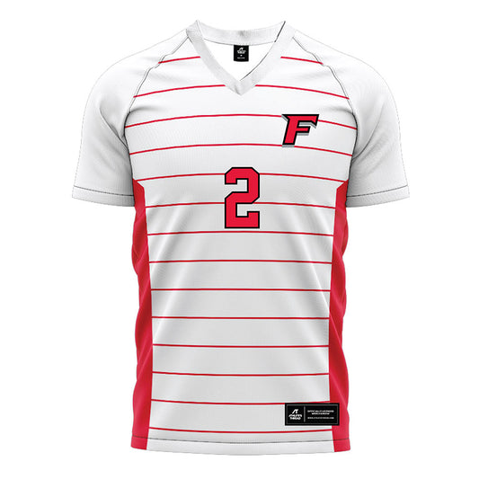 Fairfield - NCAA Women's Soccer : Emilie Cook - White Soccer Jersey-0