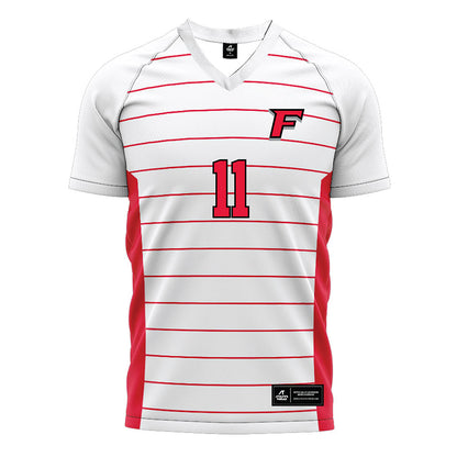 Fairfield - NCAA Women's Soccer : Ashley McMahon - White Soccer Jersey-0
