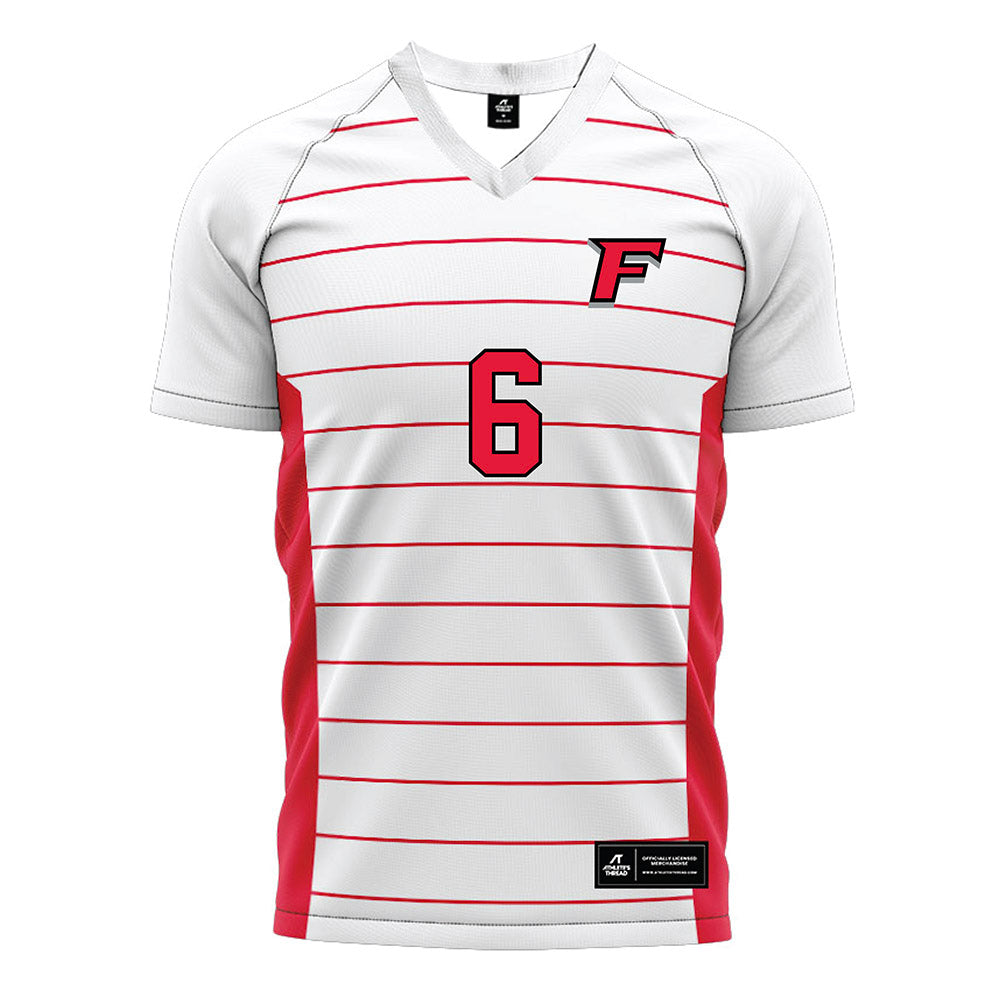 Fairfield - NCAA Women's Soccer : Taylor deVos - White Soccer Jersey-0