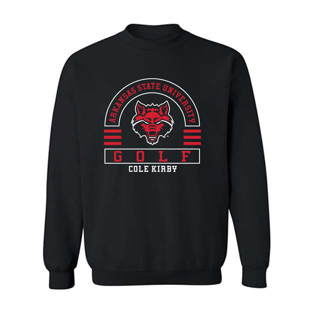 Arkansas State - NCAA Men's Golf : Cole Kirby - Crewneck Sweatshirt