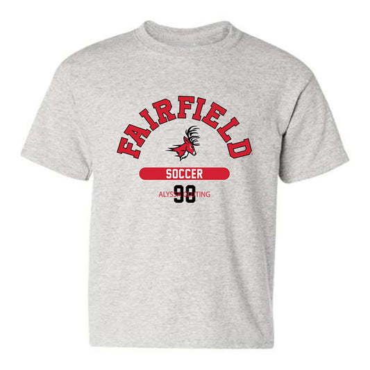 Fairfield - NCAA Women's Soccer : Alyssa Gluting - Classic Fashion Shersey Youth T-Shirt