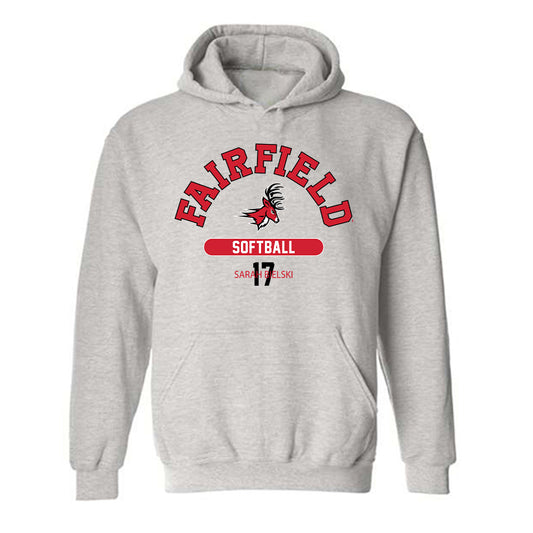 Fairfield - NCAA Softball : Sarah Bielski - Classic Fashion Shersey Hooded Sweatshirt-0