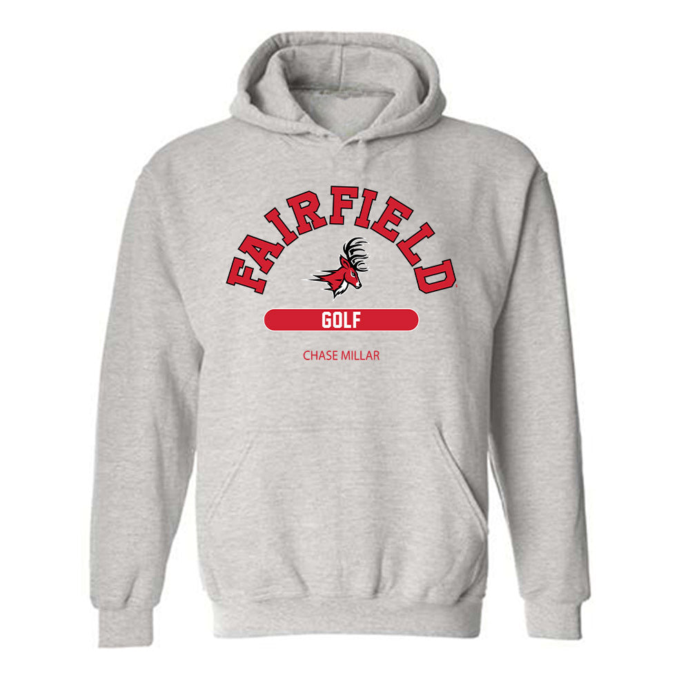 Fairfield - NCAA Men's Golf : Chase Millar - Classic Fashion Shersey Hooded Sweatshirt