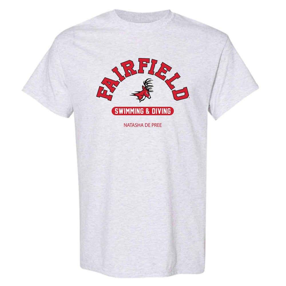 Fairfield - NCAA Women's Swimming & Diving : Natasha De Pree - Classic Fashion Shersey T-Shirt-0
