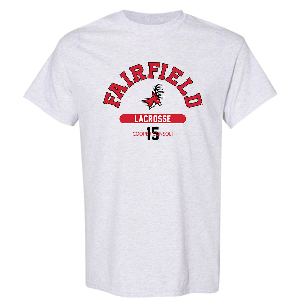 Fairfield - NCAA Men's Lacrosse : Cooper Consoli - Classic Fashion Shersey T-Shirt-0