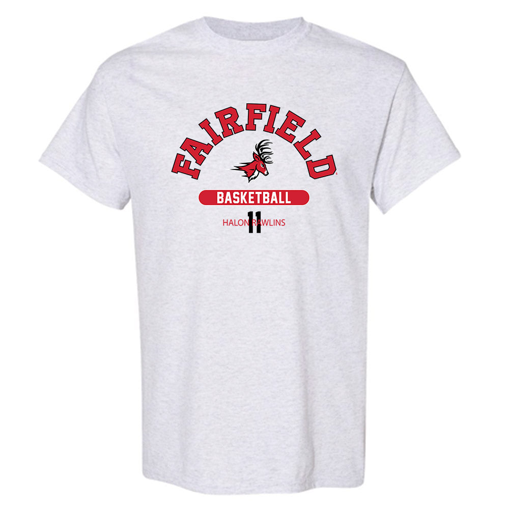 Fairfield - NCAA Men's Basketball : Halon Rawlins - Classic Fashion Shersey T-Shirt-0