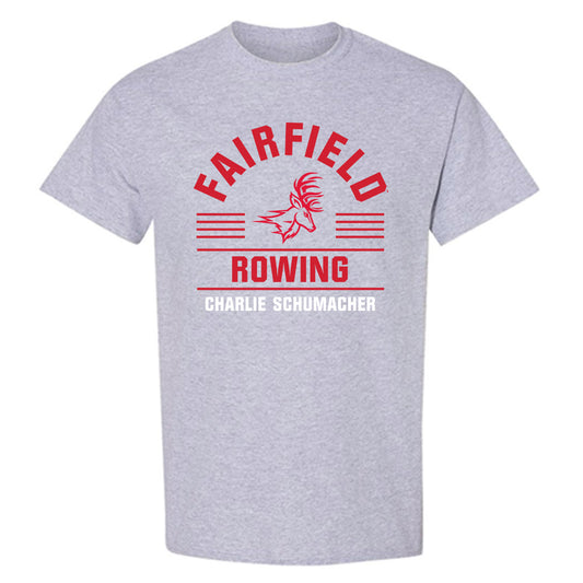 Fairfield - NCAA Men's Rowing : Charlie Schumacher - Classic Fashion Shersey T-Shirt-0