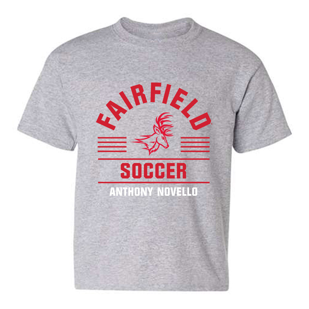 Fairfield - NCAA Men's Soccer : Anthony Novello - Classic Fashion Shersey Youth T-Shirt-0