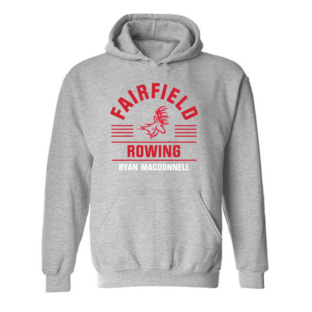 Fairfield - NCAA Men's Rowing : Ryan MacDonnell - Classic Fashion Shersey Hooded Sweatshirt-0