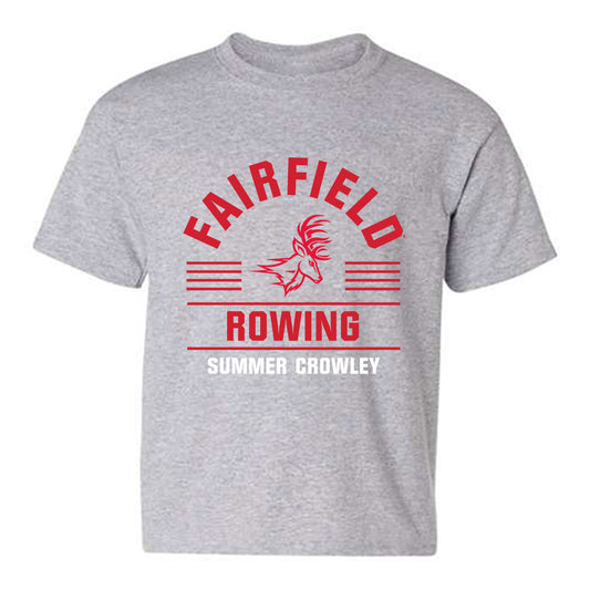 Fairfield - NCAA Women's Rowing : Summer Crowley - Classic Fashion Shersey Youth T-Shirt-0