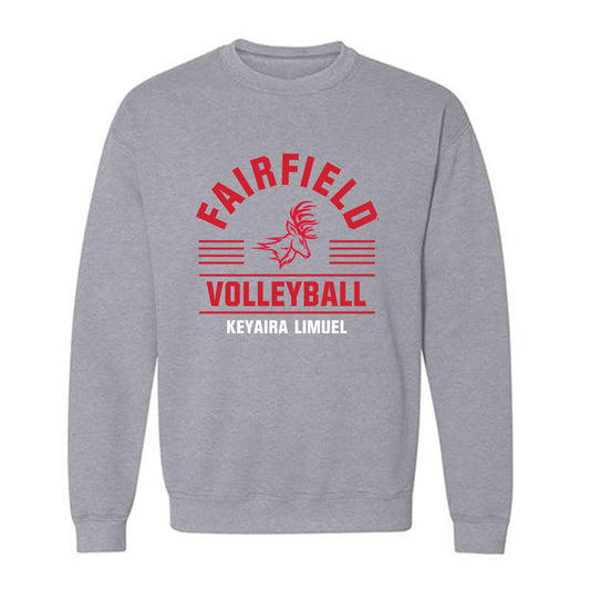 Fairfield - NCAA Women's Volleyball : Keyaira Limuel - Classic Fashion Shersey Crewneck Sweatshirt-0