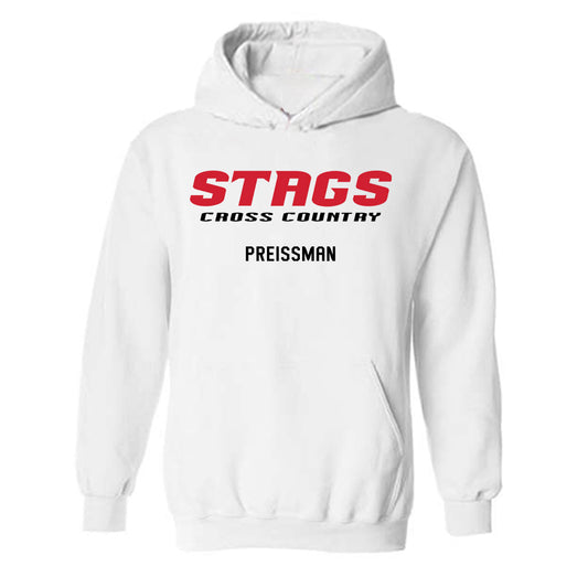 Fairfield - NCAA Women's Cross Country : Emma Preissman - Classic Fashion Shersey Hooded Sweatshirt-0