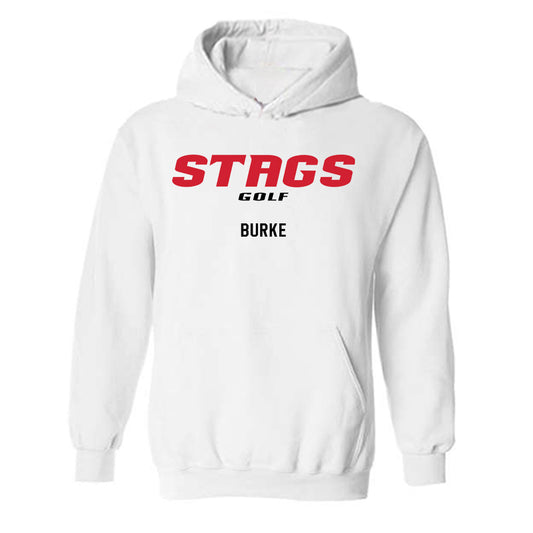 Fairfield - NCAA Men's Golf : Tadgh Burke - Classic Fashion Shersey Hooded Sweatshirt-0
