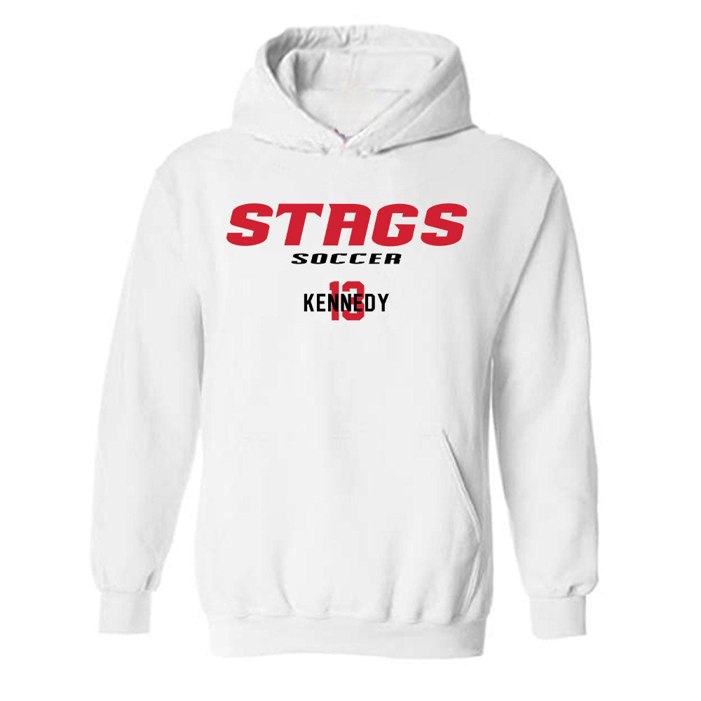 Fairfield - NCAA Women's Soccer : Brooke Kennedy - Classic Fashion Shersey Hooded Sweatshirt-0
