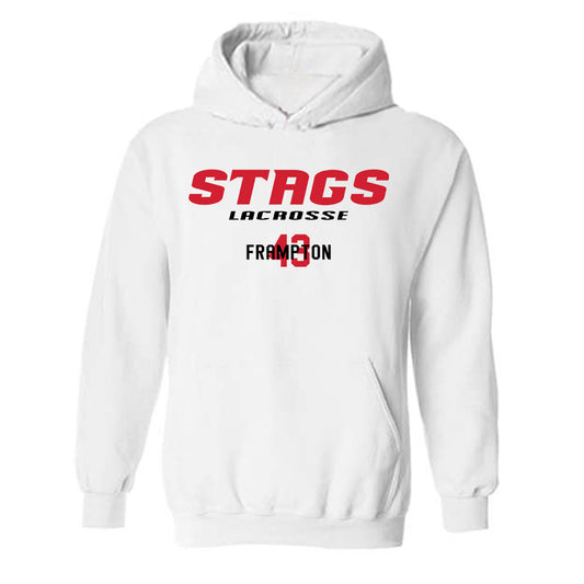 Fairfield - NCAA Men's Lacrosse : Tyler Frampton - Classic Fashion Shersey Hooded Sweatshirt-0