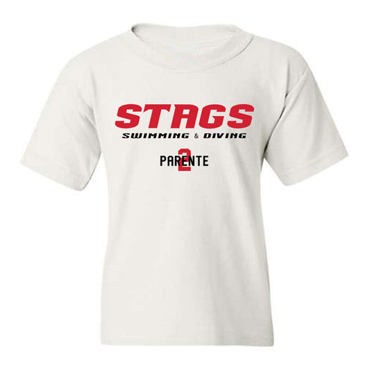 Fairfield - NCAA Men's Swimming & Diving : Jay Parente - Classic Fashion Shersey Youth T-Shirt-0