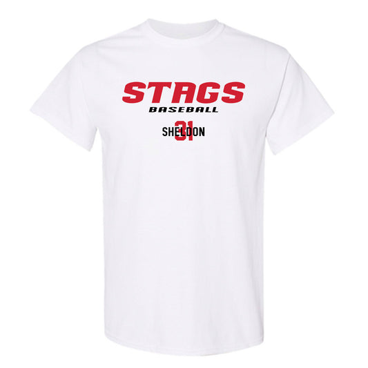 Fairfield - NCAA Baseball : Jack Sheldon - Classic Fashion Shersey T-Shirt-0