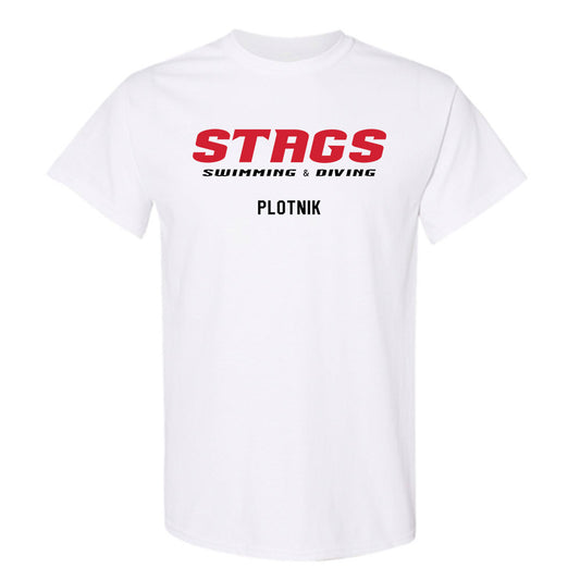 Fairfield - NCAA Men's Swimming & Diving : Oskar Plotnik - Classic Fashion Shersey T-Shirt-0
