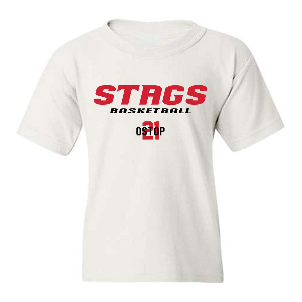Fairfield - NCAA Men's Basketball : Tanner Ostop - Classic Fashion Shersey Youth T-Shirt-0