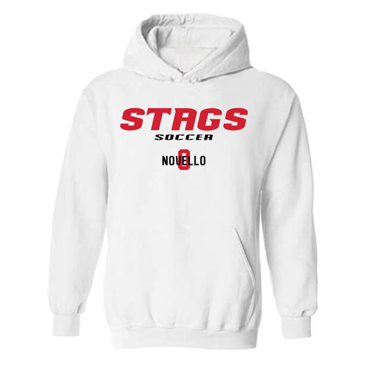 Fairfield - NCAA Men's Soccer : Anthony Novello - Classic Fashion Shersey Hooded Sweatshirt-0