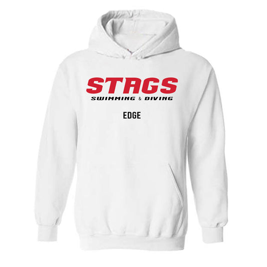 Fairfield - NCAA Women's Swimming & Diving : Riley Edge - Classic Fashion Shersey Hooded Sweatshirt-0