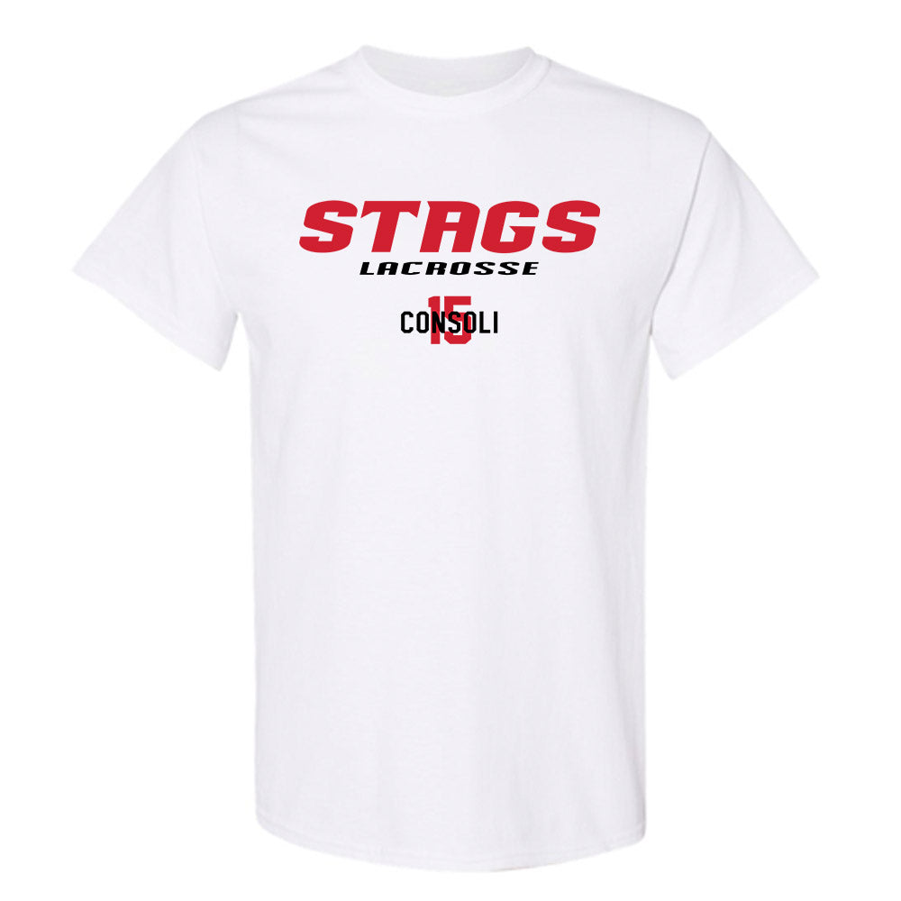 Fairfield - NCAA Men's Lacrosse : Cooper Consoli - Classic Fashion Shersey T-Shirt-0
