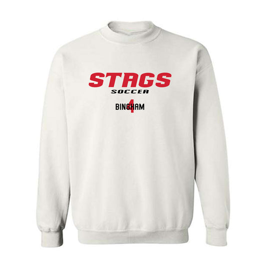Fairfield - NCAA Women's Soccer : Bella Bingham - Classic Fashion Shersey Crewneck Sweatshirt-0