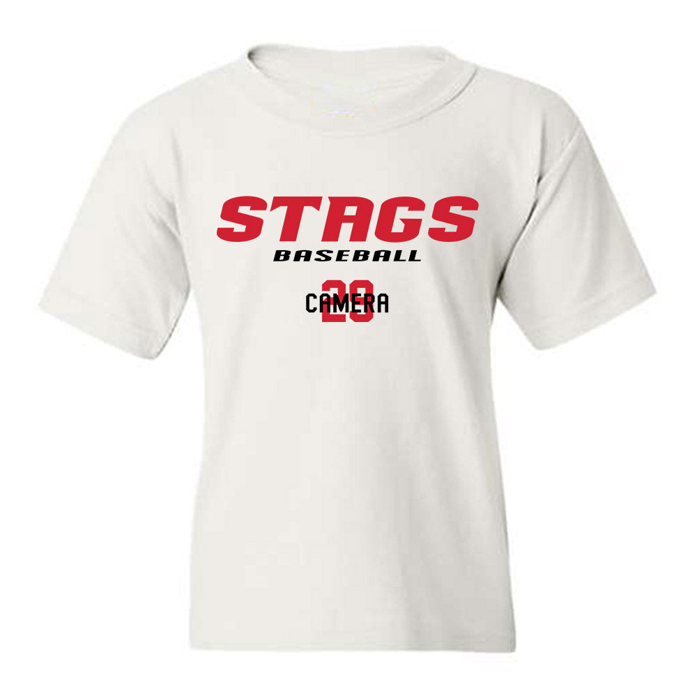 Fairfield - NCAA Baseball : Dom Camera - Classic Fashion Shersey Youth T-Shirt-0