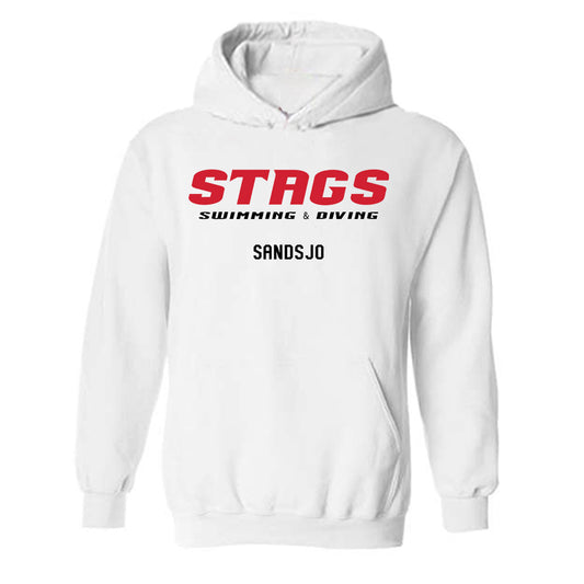 Fairfield - NCAA Women's Swimming & Diving : Tone Sandsjo - Classic Fashion Shersey Hooded Sweatshirt-0