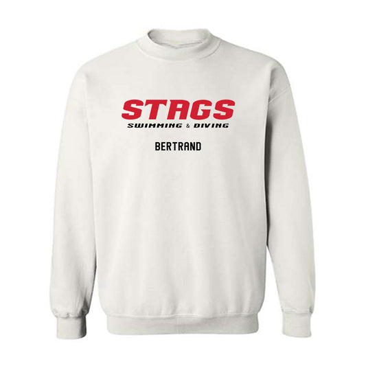 Fairfield - NCAA Men's Swimming & Diving : James Bertrand - Classic Fashion Shersey Crewneck Sweatshirt-0