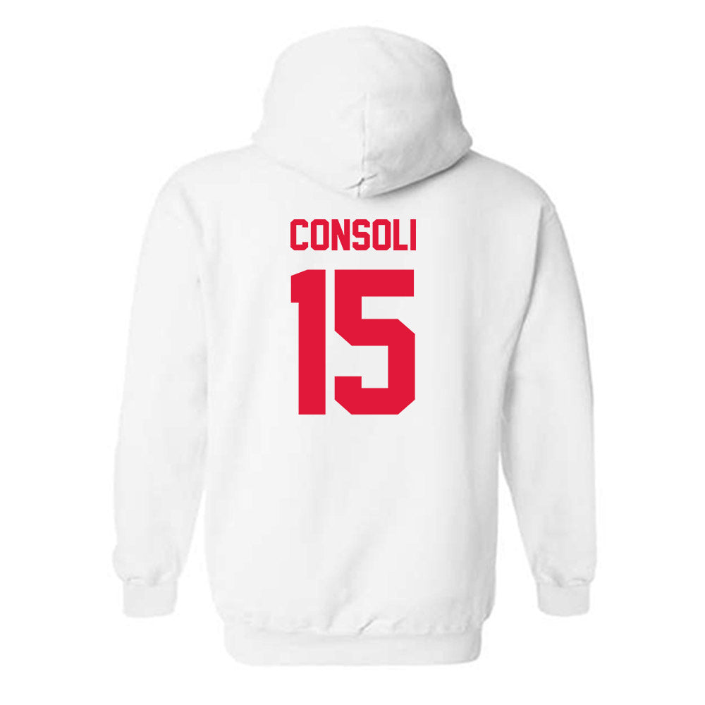 Fairfield - NCAA Men's Lacrosse : Cooper Consoli - Classic Shersey Hooded Sweatshirt-1