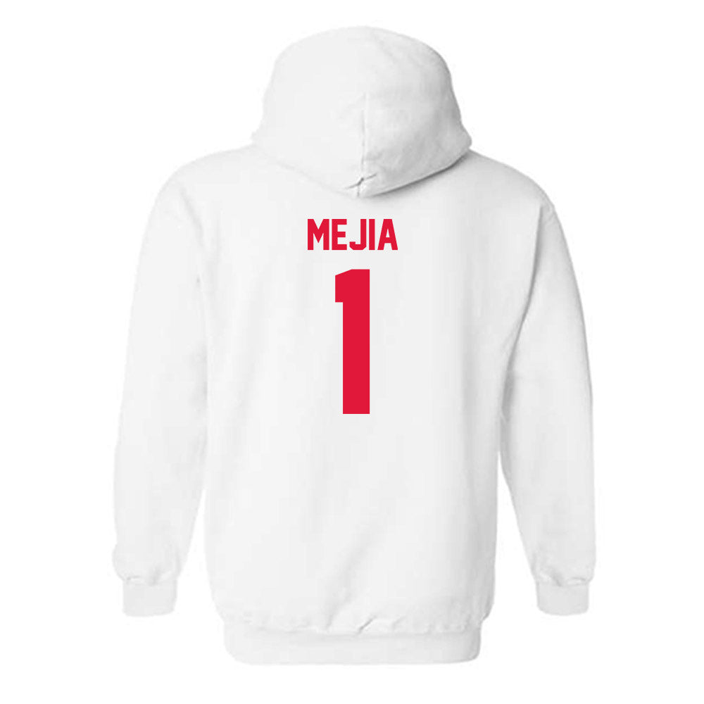Fairfield - NCAA Men's Basketball : Eric Mejia - Classic Shersey Hooded Sweatshirt-1