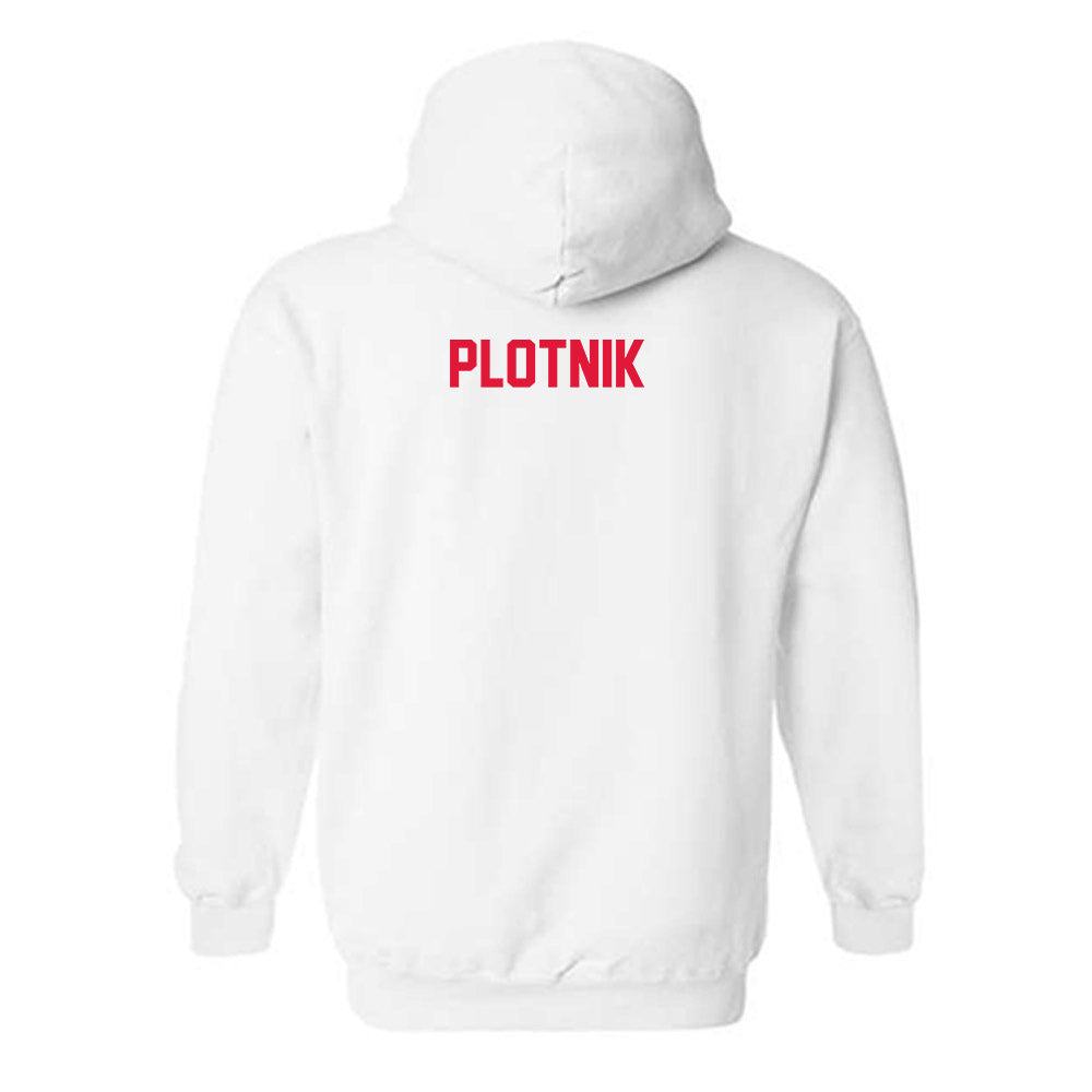 Fairfield - NCAA Men's Swimming & Diving : Oskar Plotnik - Classic Shersey Hooded Sweatshirt-1