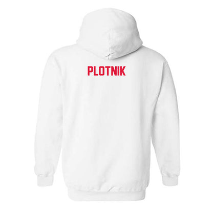 Fairfield - NCAA Men's Swimming & Diving : Oskar Plotnik - Classic Shersey Hooded Sweatshirt-1